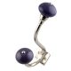 Purple Round Silver Iron Hooks